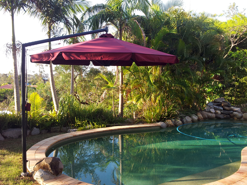 Side Post Outdoor Umbrellas Brisbane, Perth, and QLD Australia