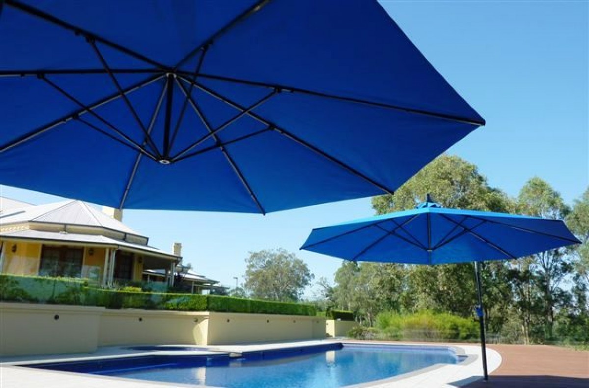 UltraShade Poolside Side Post Umbrellas